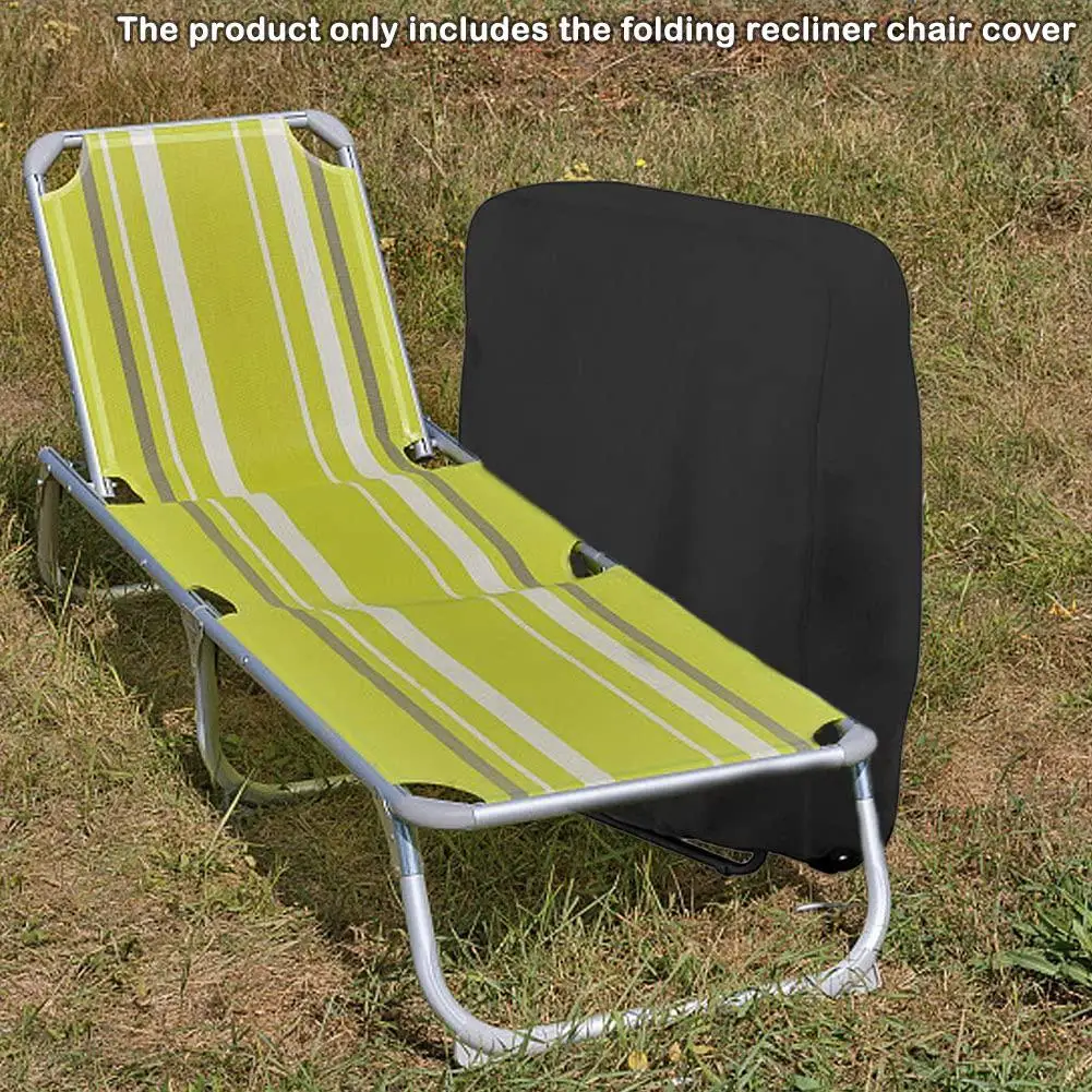 2022 Folding Chair Cover Recliner Cover Waterproof Cover Waterproof Uv Chair Cloth Chair 110x71cm Outdoor Oxford Coveres Du X4P8