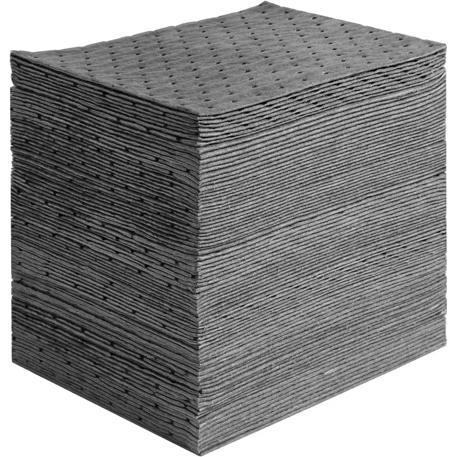 

Spill Absorbent Pads Universal Absorbing Mat Absorbs up 12 Gal 13 L x10 W Polypropylene Absorbent Pad for Oil Water and Other