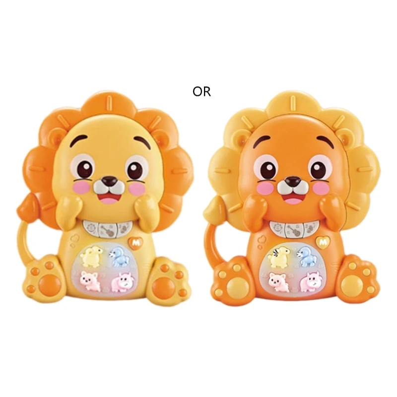 Baby Music Rattle Toy Electric Cartoon Animal Rattle Toy for Toddlers Development Early Learning Child Gift