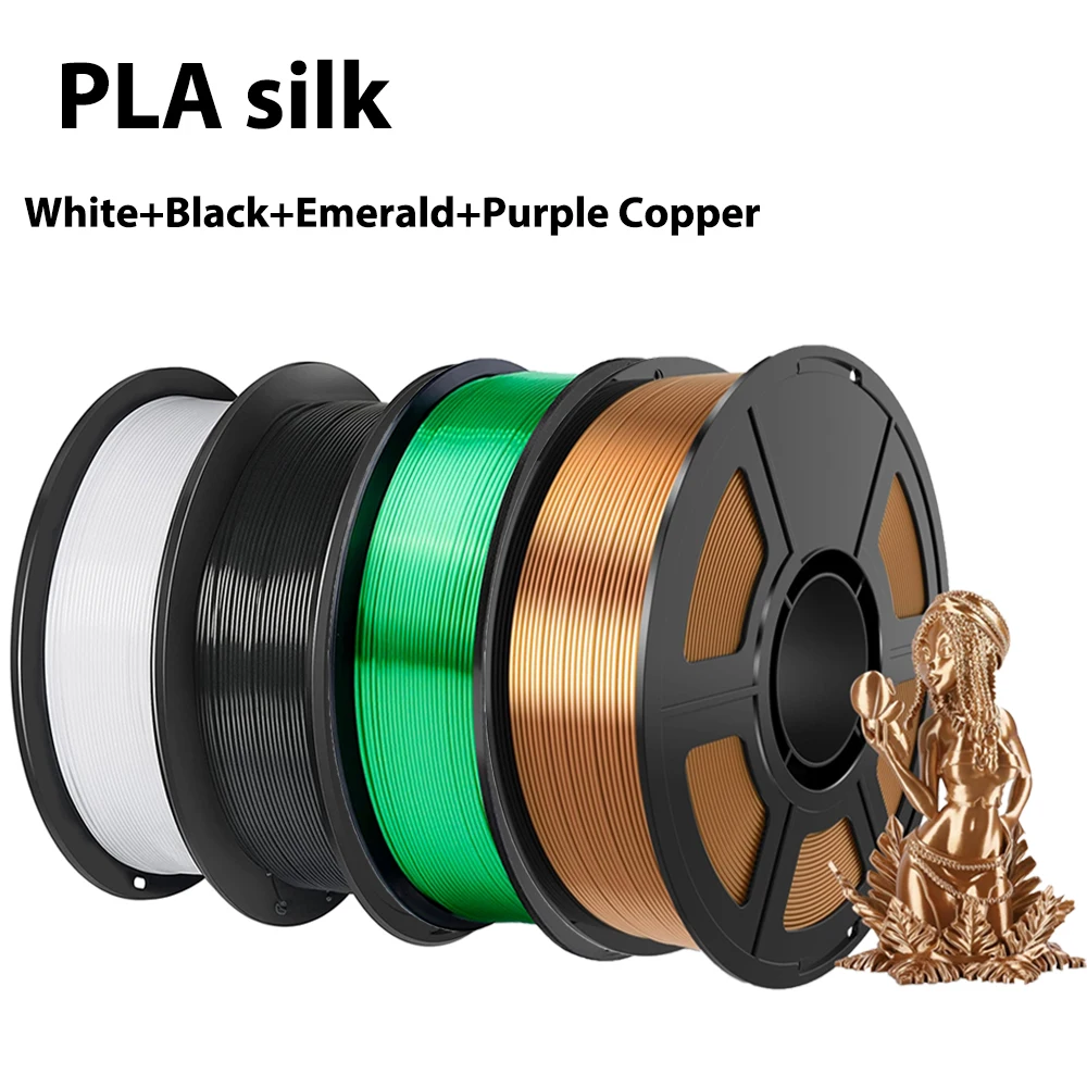 250g 500g 1kg PLA Filament 1.75mm 3D Printer Filament Silk W
