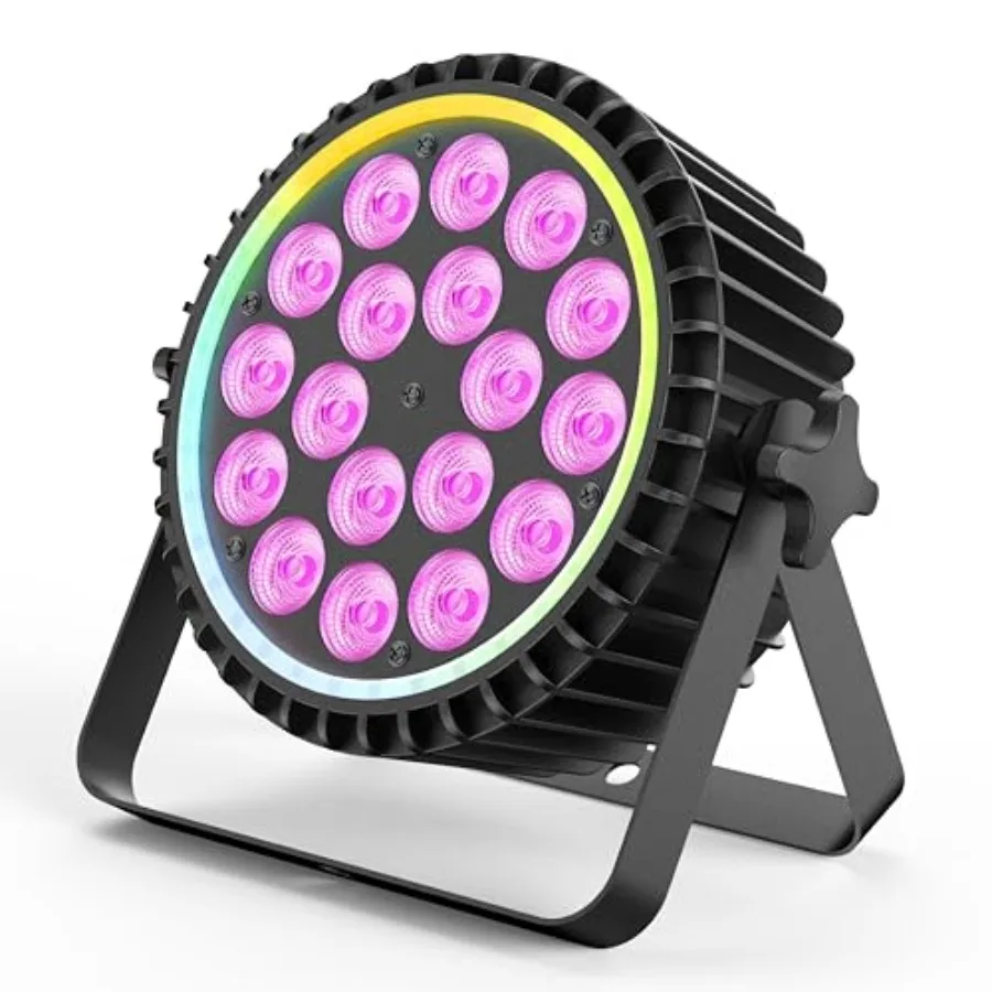 

Сценические LED-прожекторы 18x12W RGBW 4-в-1 с эффектом Wash/Strobe, управлением DMX512 и звуковой активацией для мероприятий