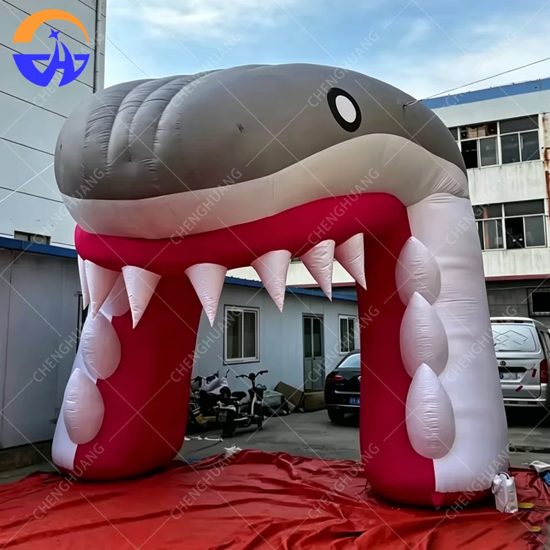 

Ocean Theme Archway Inflatable Shark Mouth Arch Inflatable Arch for Event Entrance Oxford Cloth Material