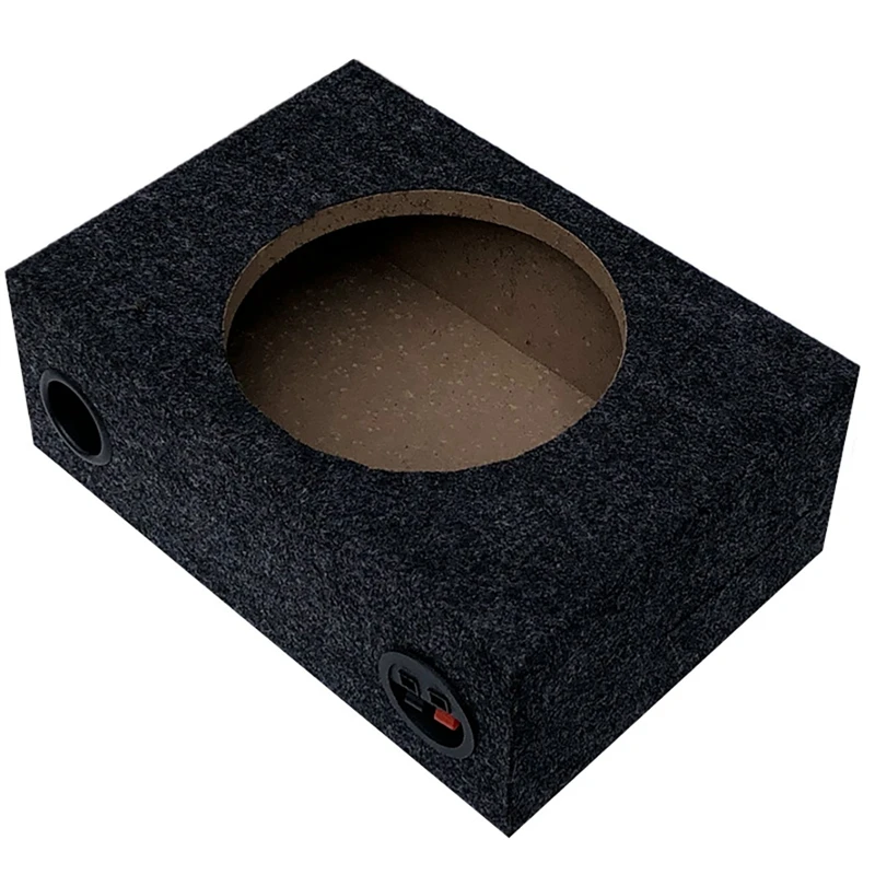 2X Single 8-Inch Sealed Universal Speaker Boxes Car Speaker Box Car Subwoofer Boxes For Car Music