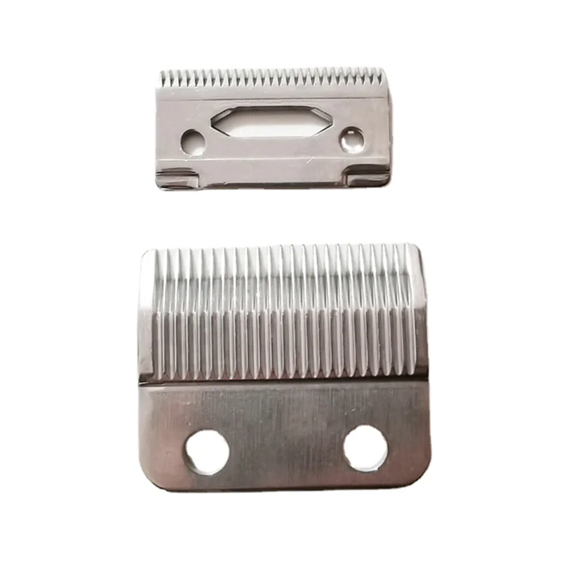 1 set di lame per tagliacapelli regolabili professionali lama di ricambio per tagliacapelli in acciaio al carbonio per Wahl 8148 Magic Clipper