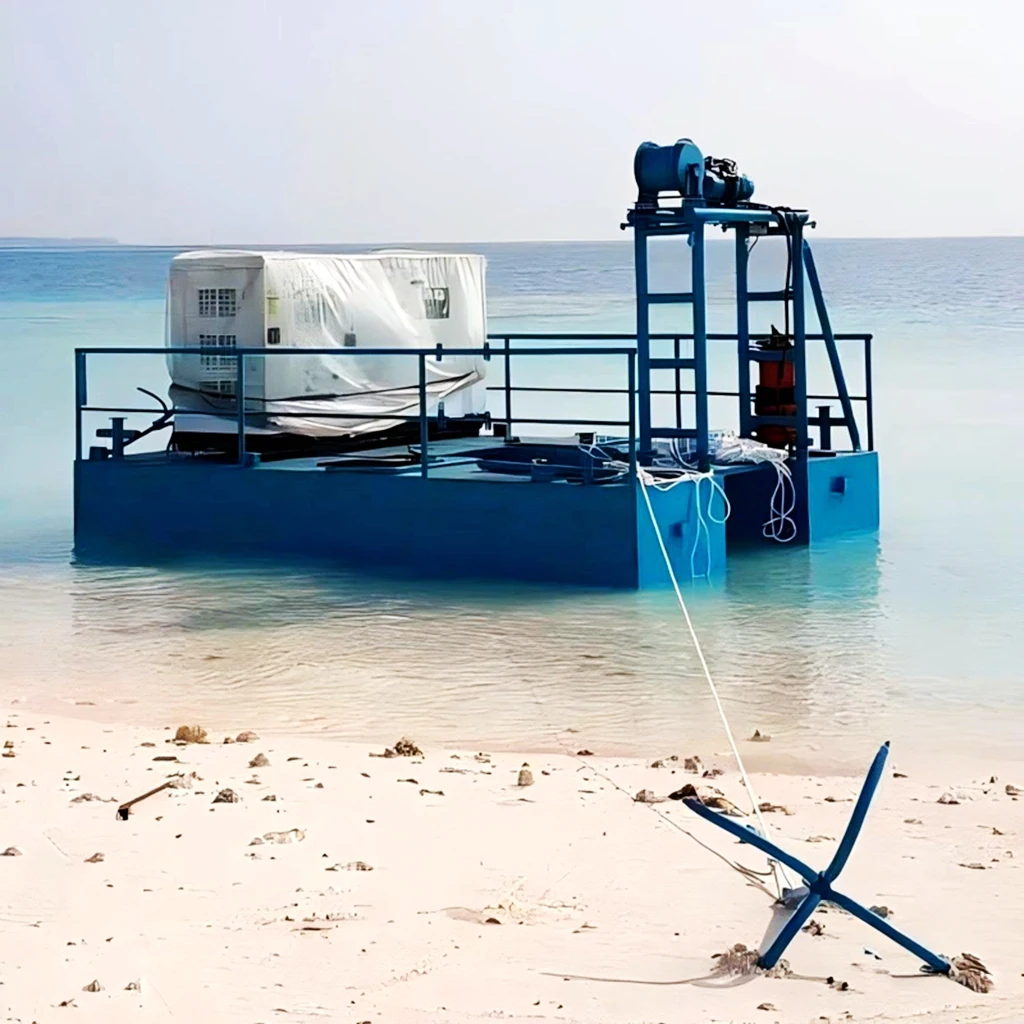 Easy Assembly Submersible Mini Boat Dredger Machine with Pump and Engine 500m/h Capacity for Slurry Extraction