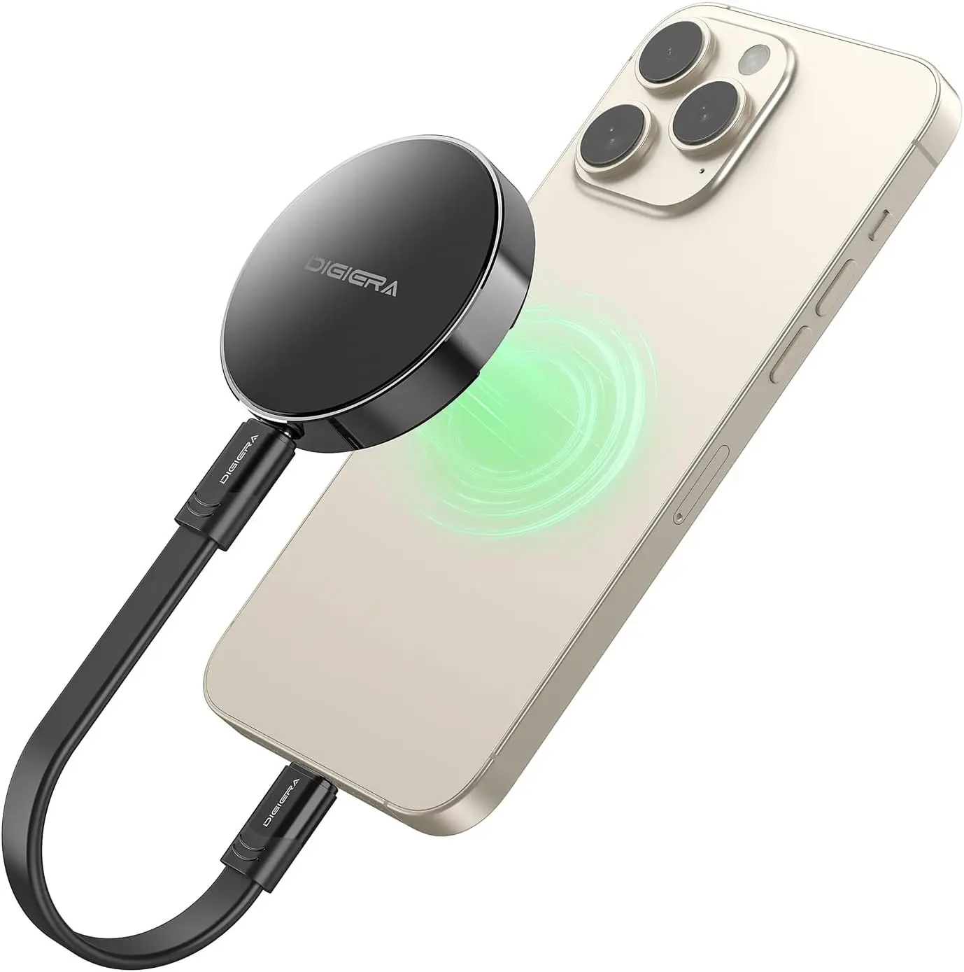 

Портативный магнитный SSD-накопитель на 1 ТБ, USB-C 3.2 Gen 2x2, скорость до 2000 МБ/с, совместим с iPhone 15/16 Series и устройствами с USB-C