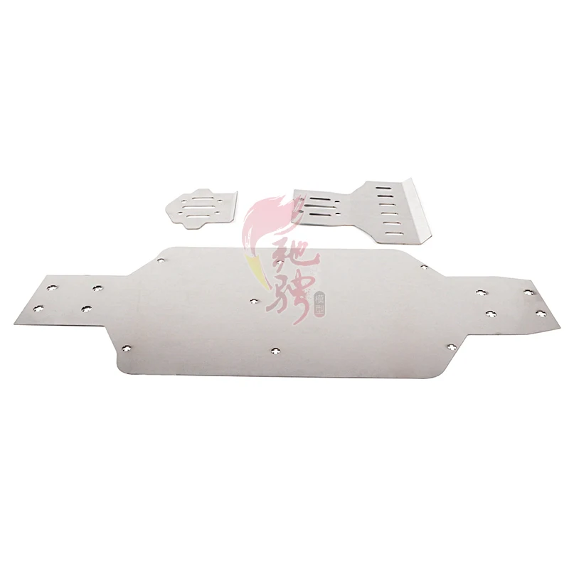 MJX 7303 1/7 رالي RC قطع غيار السيارات الأمامية والخلفية لوحة الحرس حماية سفلية درع معدني 7303 درع الهيكل