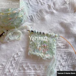 50g New Green Forest Series Handmixed Thread Beautiful Handmade DIY Crochet Needle Bar Knitted Bag Handnet Woolen Yarn Decor