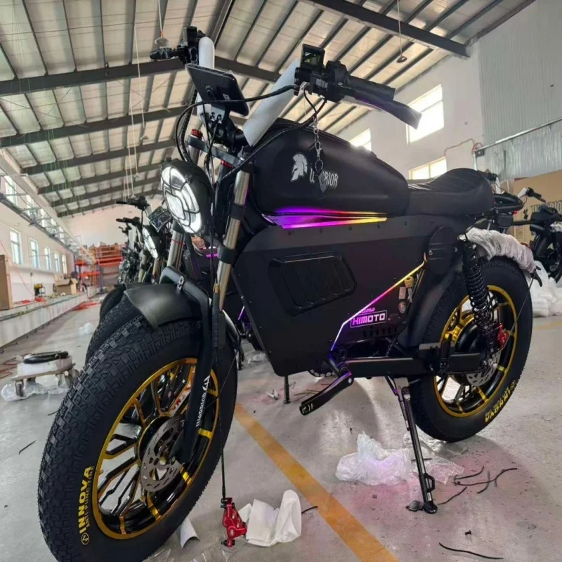 Electric off-road motorcycle 3000W large motor 60V 45AH battery all-terrain electric bicycle 20-inch tire adult mountain e-bike image 2
