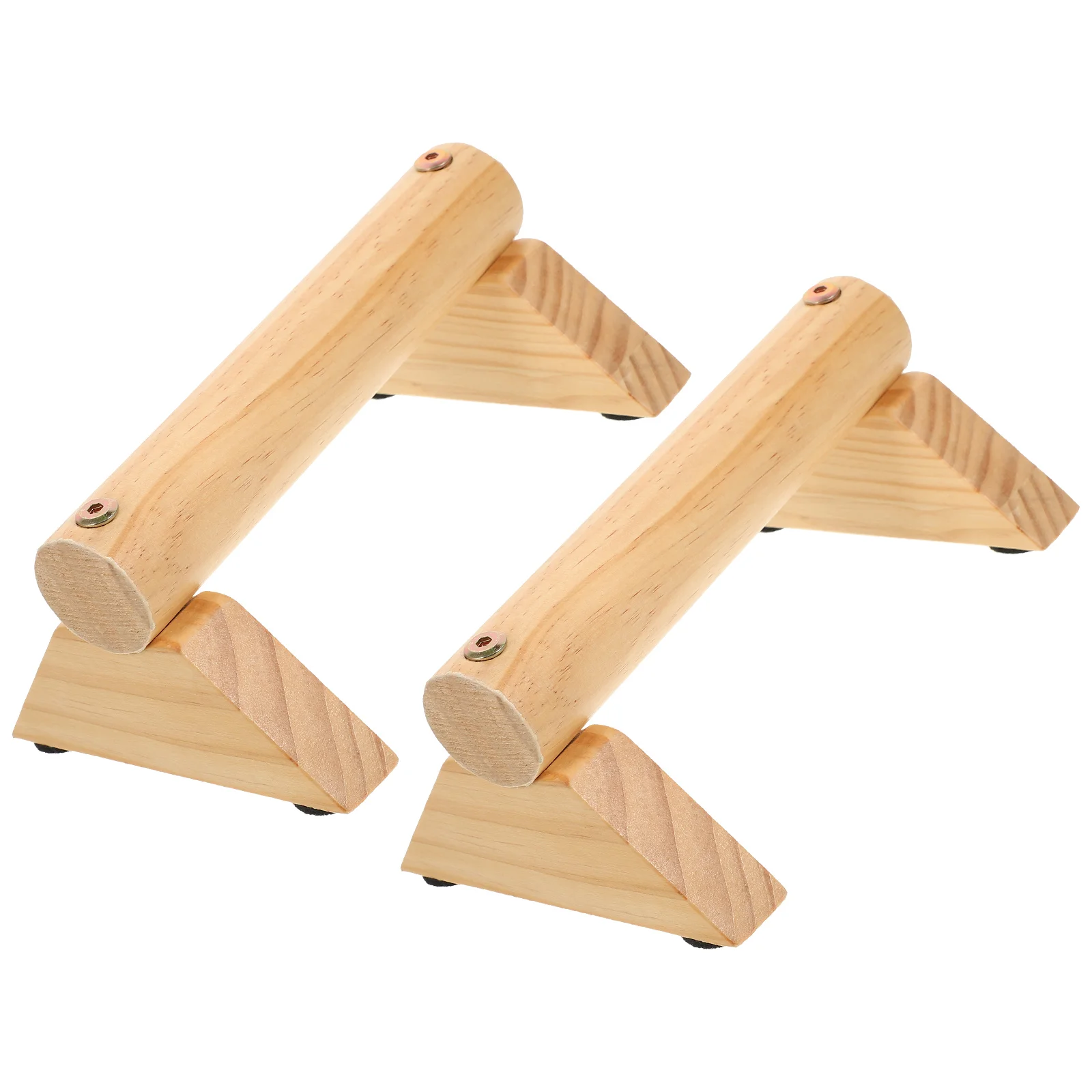 Handles Wooden Push-up Bar Press-up Pine Bars Work Out Supply Fitness Equipment Muscle Trainer
