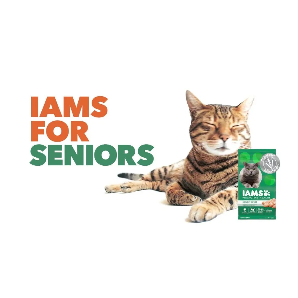 

Iams Proactive Health Chicken and Salmon Dry Cat Food, 7 lb Bag