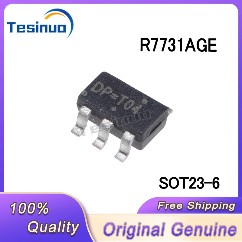 10/PCS New Original R7731AGE R7731AG R7731A R7731 DP=... SOT23-6 In Stock