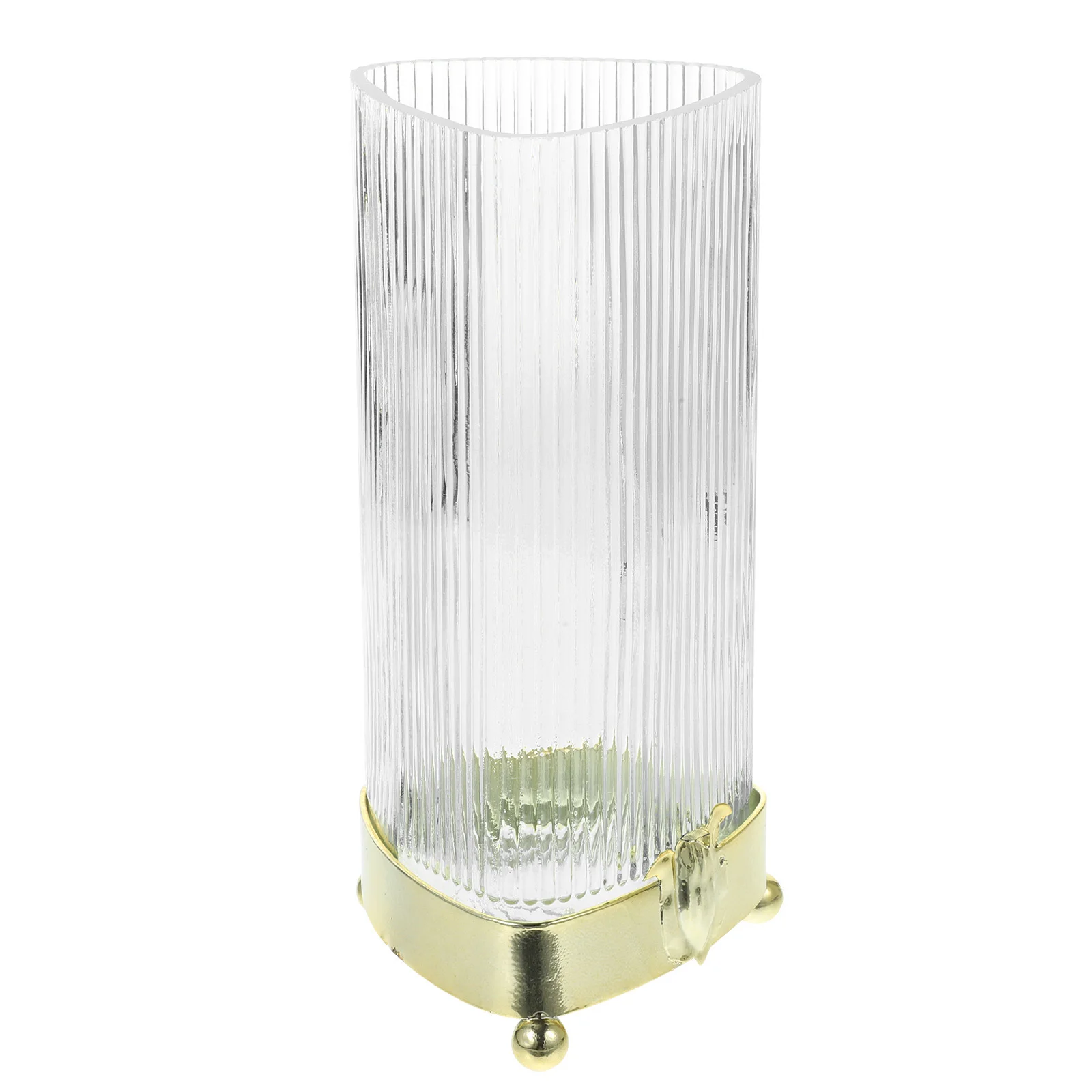 

Small Glass Vase Unique Exquisite Design Indoor Desktop Planter Simple Shaped Flower Arrangement Container Glass Vases