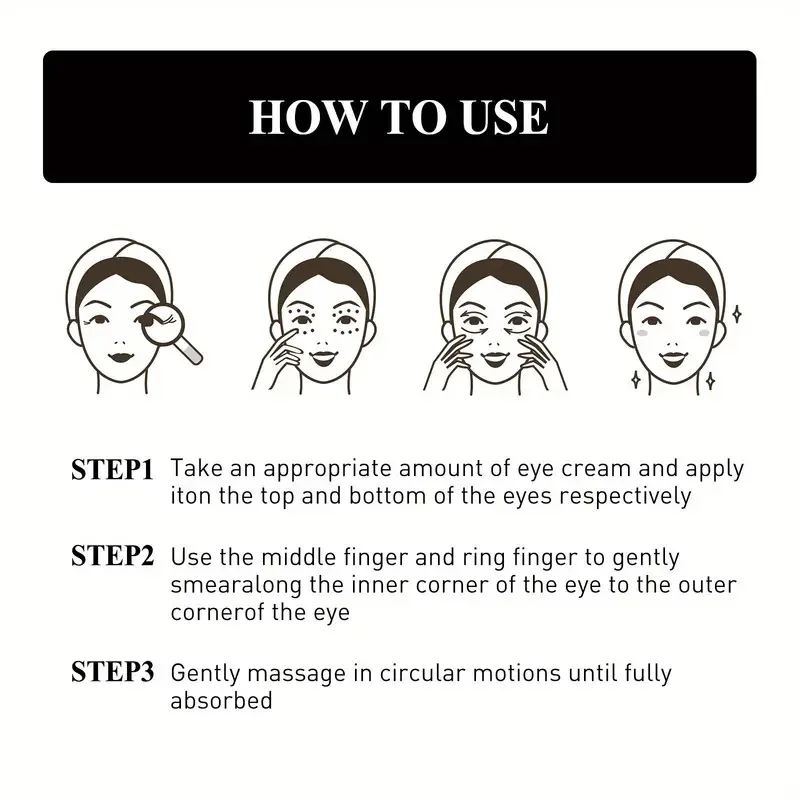 딥 모이스춰라이징 크림, 남성과 여성을 위한 퍼밍 아이, 리프팅 및 브라이트닝, 빠른 흡수 및 끈적임 없음, 모든 피부 타입에 적합