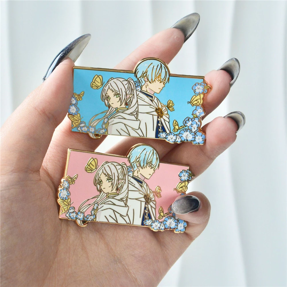 أزياء أنيمي فريرين: ما وراء نهاية الرحلة هيميل التأثيرية شارة معدنية دبوس بروش الدعامة هدية عيد الميلاد #3