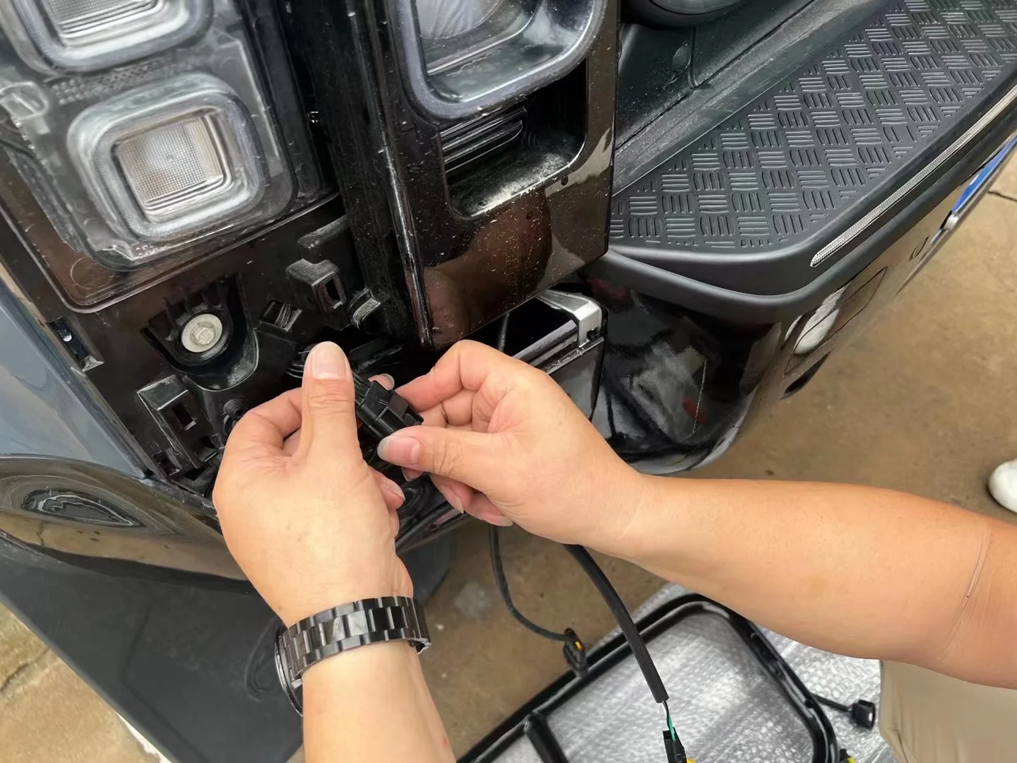 Accessoires extérieurs de voiture, nouveau Design, feu stop pour coffre arrière pour Land Rover Defender