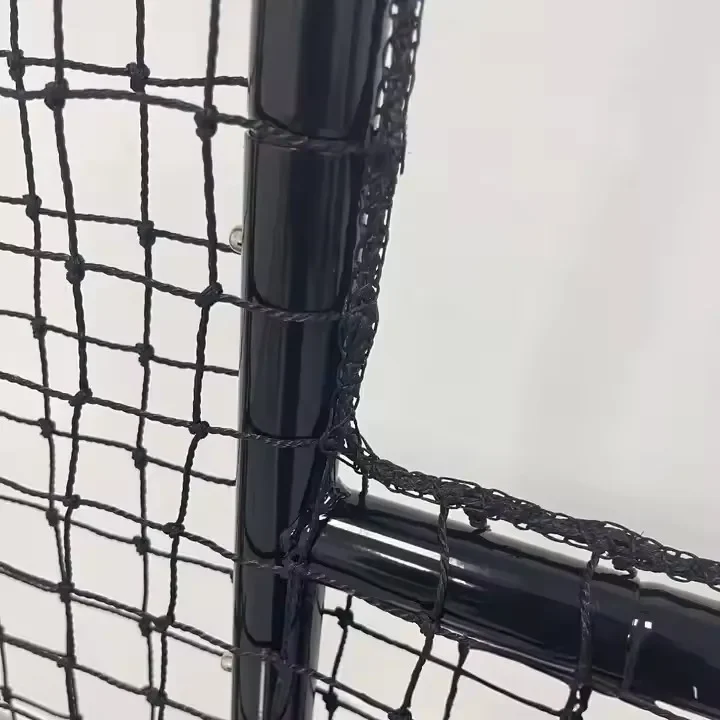 L-Type Pulley with Pulley Irregular Baseball Net Training Net Baseball Strike Practice Portable Windproof