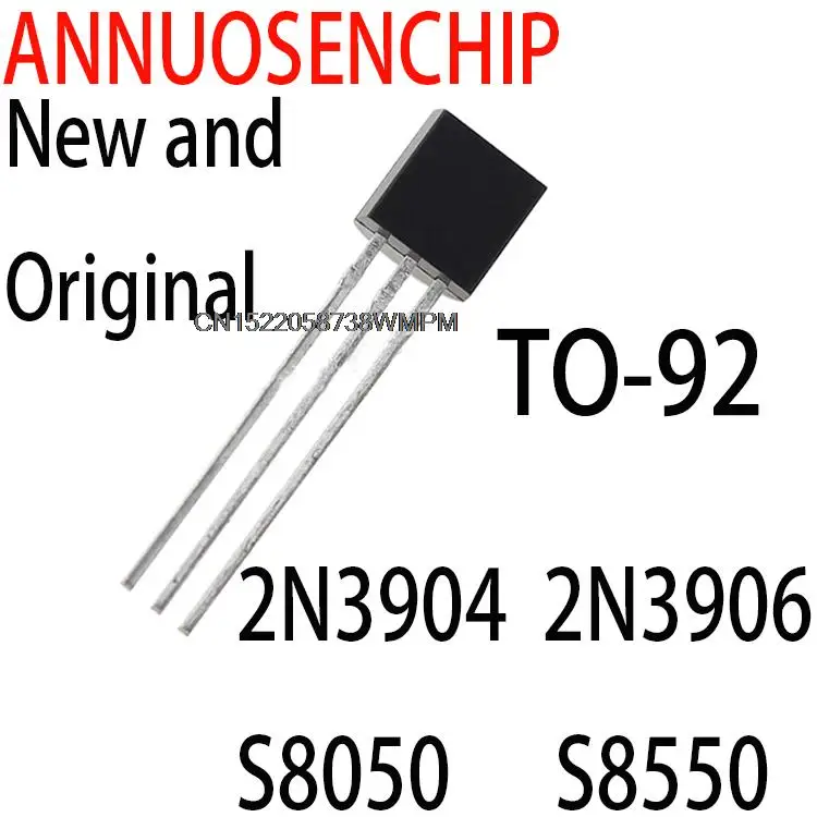 200PCS NewandOriginal10TypeTransistorAssortmentKitTransistor BC337BC3272N2222 2N2907 2N3904 2N3906 S8050S8550 A1015 C1815 DiyKit