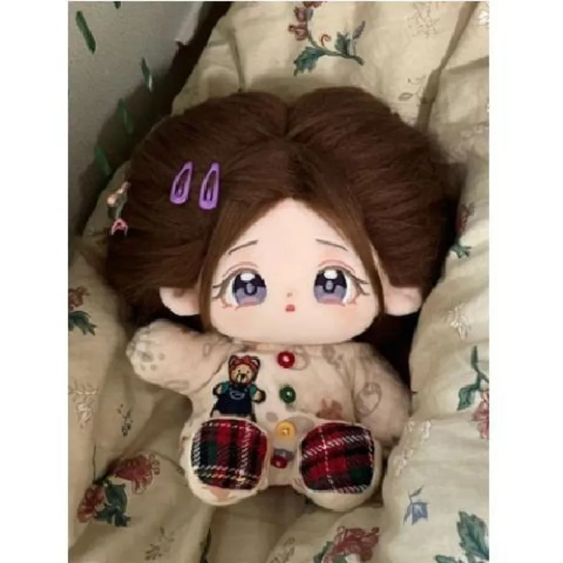 KPOP fatto a mano per peluche 20 cm bambola gonna viola vestiti abbigliamento vestito vestire cosplay anime figura giocattolo regali di Natale