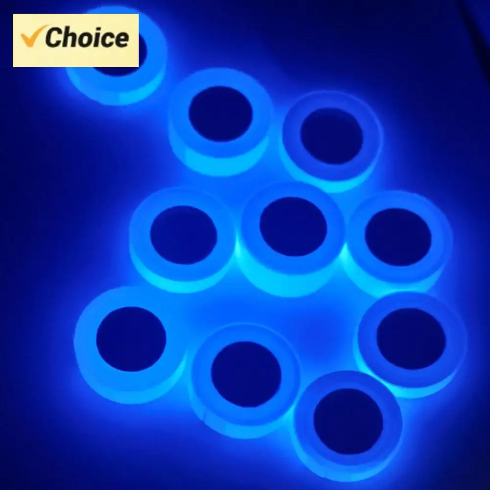 Im Dunkeln leuchtendes Klebeband, fluoreszierendes Klebeband, hohe Sichtbarkeit, leuchtendes reflektierendes Klebeband, Sicherheitsdekoration für private und dunkle Bereiche