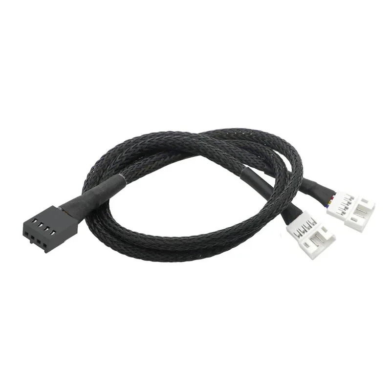 Motherboard 1 To 1 or 2 4Pin CPU Fan To PH 4pin GPU Cable Graphics PWM Cooking Fan Adapter Cable 30cm