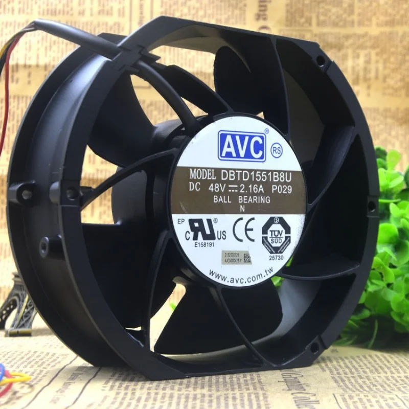 Dbtd1551b8u 48V 2.16a Max Airflow Rate Four-Wire PWM Speed Control Fan