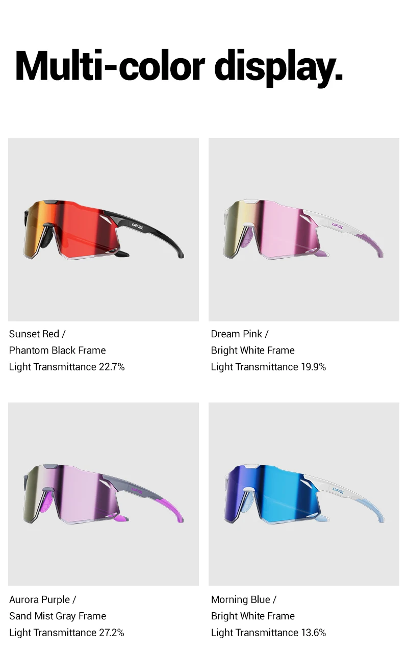 Kapvoe Neue Outdoor-Sport Fahrrad Sonnenbrille Radfahren Gläser für Männer MTB Road Fahrrad Brillen Brille UV400 Jagd Fahren 2025 – Detail 15