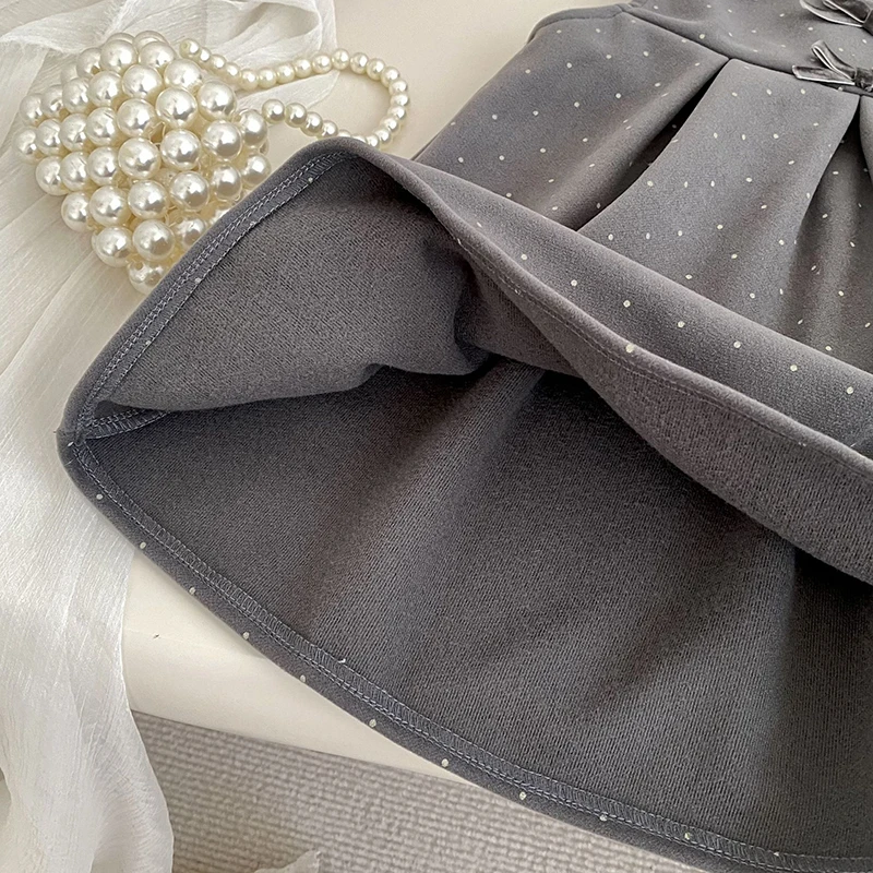 2025 جديد الخريف الشتاء 1-5Yrs الاطفال ملابس رسمية طفل الفتيات مجموعة ملابس طويلة الأكمام القطن تي شيرت بلا أكمام فستان مخملي