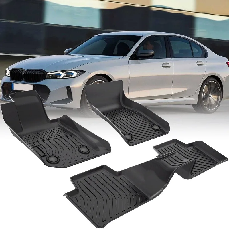 US Floor Mat Set for 19-23 3 Series G20 Excl. Hybrid/xDrive-Black Cargo Liner