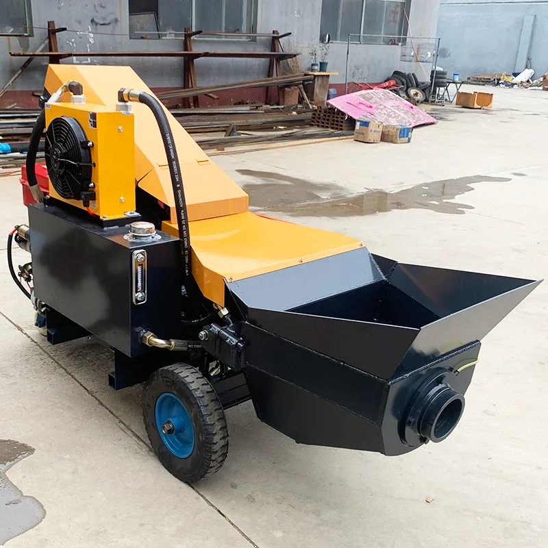 Secondary Concrete Structure Pump, Inclined Fine Aggregate Cement Delivery Pump, Concrete Pouring at Construction Sites
