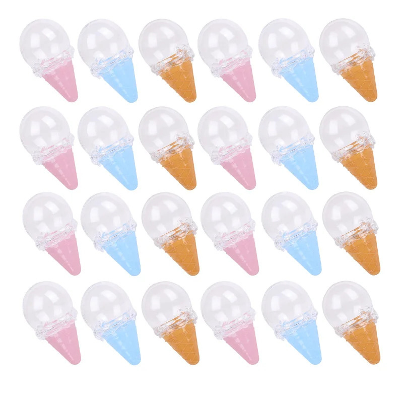 

Cartoon Ice Cream Plastic Candy Box Clear Small Gift Packaing Boxes For Wedding Birthday Party Candy Gifts Containers Sweet Case