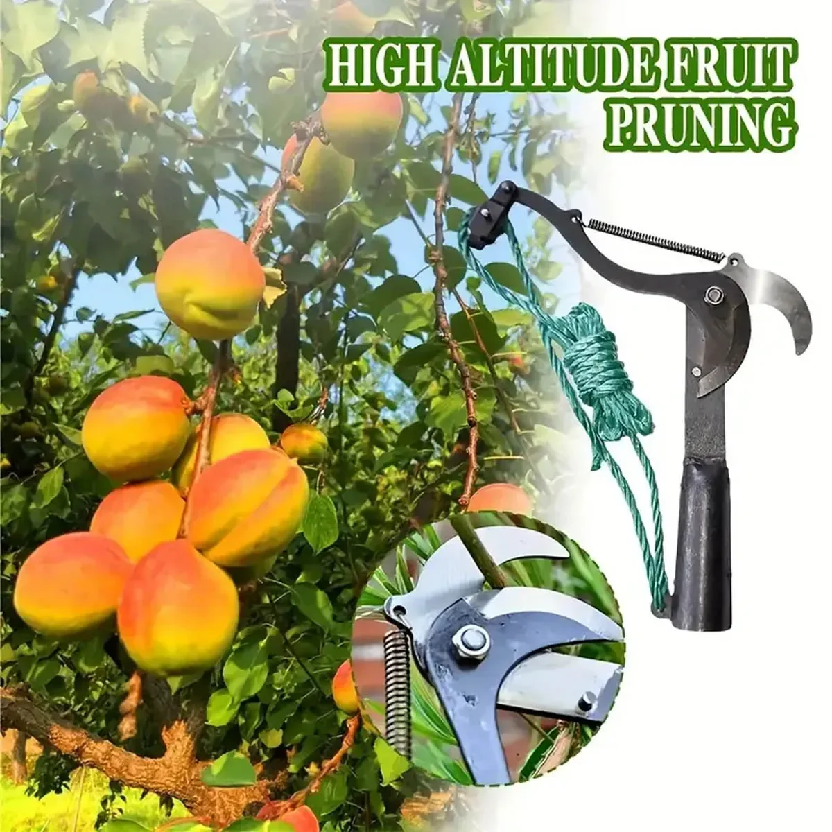 

Retractable High-Altitude Lopper Branch Scissors Fruit Tree Pruning Saw Cutter Garden Trimmer Tool With Rope Fruit Picker Saw