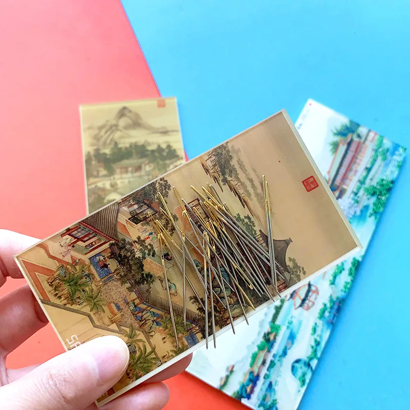 

Embroidery cross stitch tool large magnetic suction needle acrylic refrigerator sticker Needle Minder for Cross Stitch