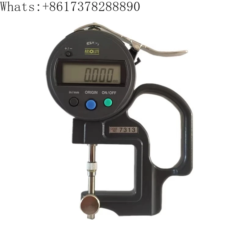 7313A digital display lens micrometer thickness gauge concave convex mirror surface ball 0.001MM optical measurement