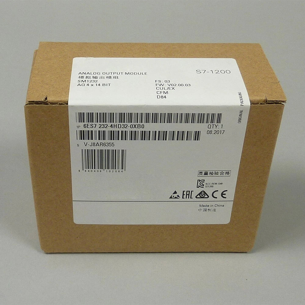 New for Siemens 6ES7232-4HD32-0XB0 6ES7 232-4HD32-0XB0 Analog Output Module in Box