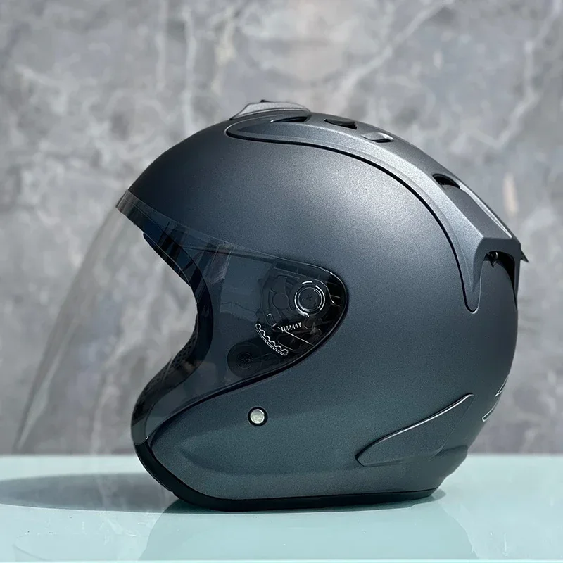 

Ram4 Matt Gray Half Helmet Motorcycle Off-Road Summer Helmet Downhill Racing Mountain Cross Casco Capacete Men and Women