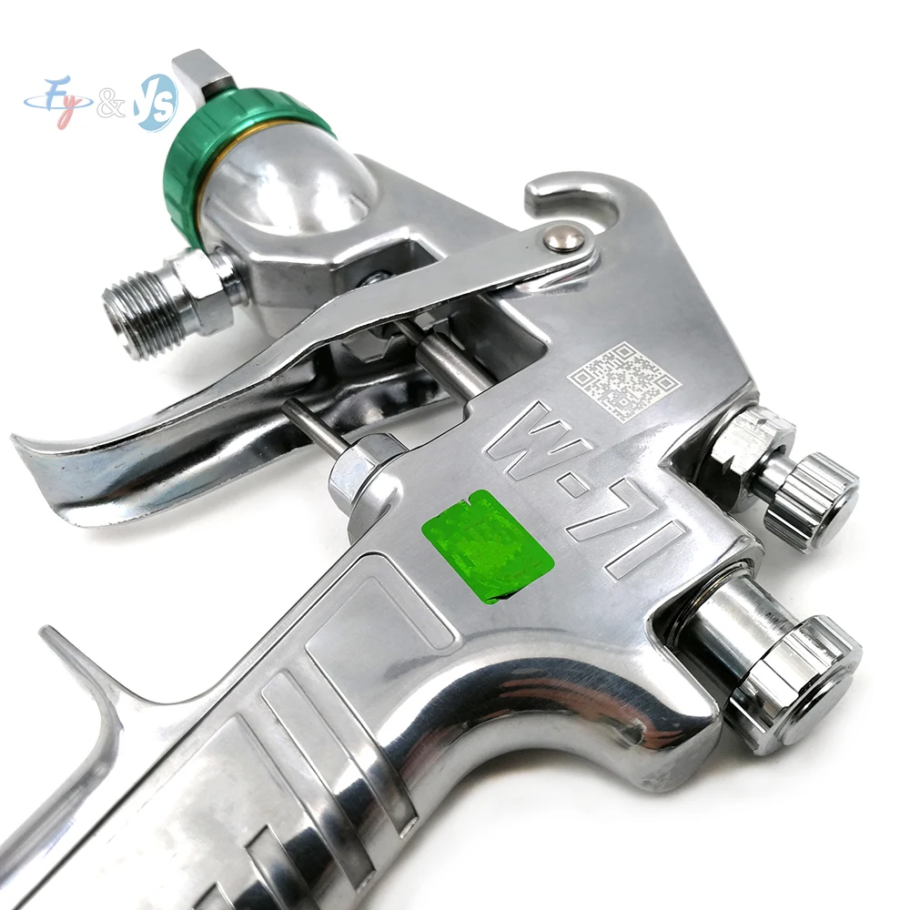 

W-71 Paint Spray Gun Suction Gravity Feed Type 1.0/1.3/1.5/1.8mm Nozzle Air Spray Gun for Car Furniture Painting Spraying Tool