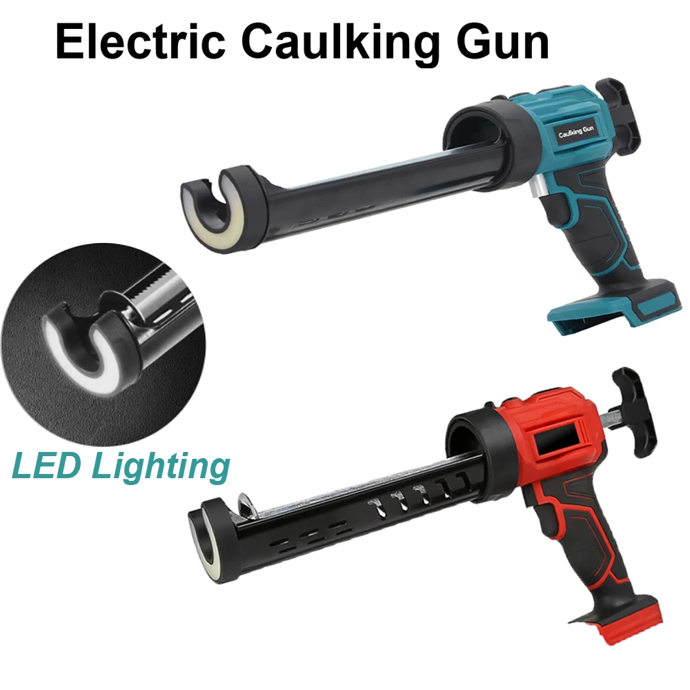 Cordless Caulking Gun for Makita 20V Battery 4 Gear Adjustable Speed Electric Caulking Gun With LED Lighting (No Battery)