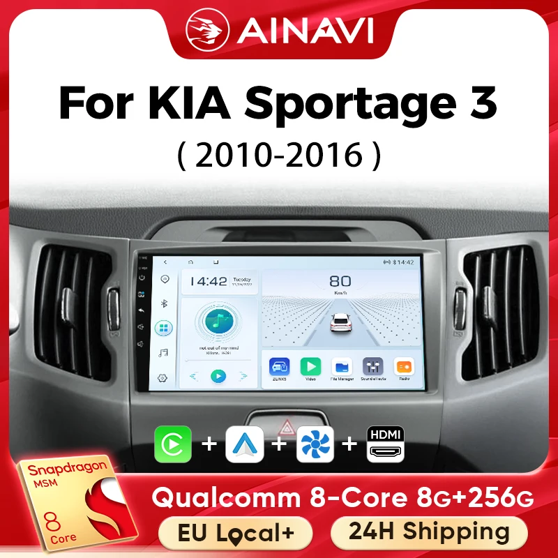 Ainavi Ainavi Car Multimedia Player For KIA Sportage 3 Sportage R 2010 2011 2012 2013 2014 2015 2016 Carplay Android Auto 4G Wifi 2din - Aliexpress Deal