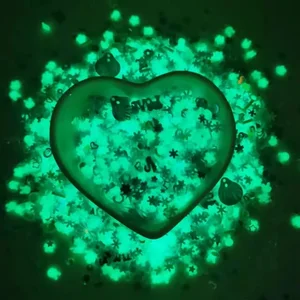 빛나는 손톱 반짝이는 스팽글 폴리머 점토 혼합 꽃 아가미 스팽글 플레이크 글로우 네일 아트 매니큐어 장식 8 최고의 판매 반짝이는 색종이 - №4