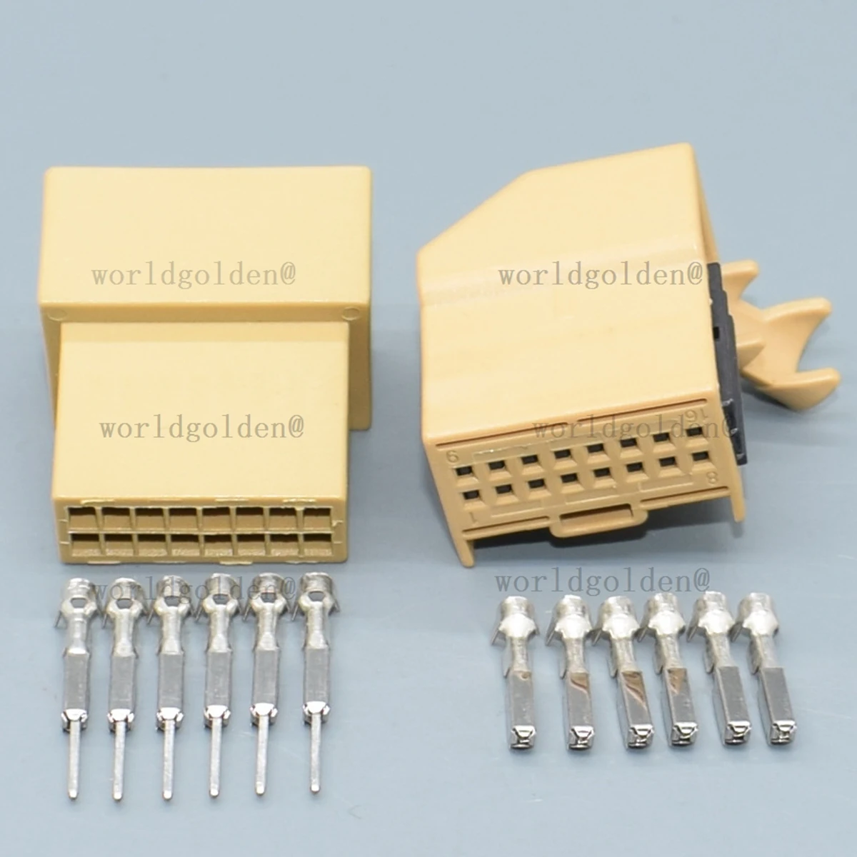 16 Pin Auto Window Lifter & Parking Radar Control Connector 8E0972416A Wiring Harness Plug With Terminals For VW Audi