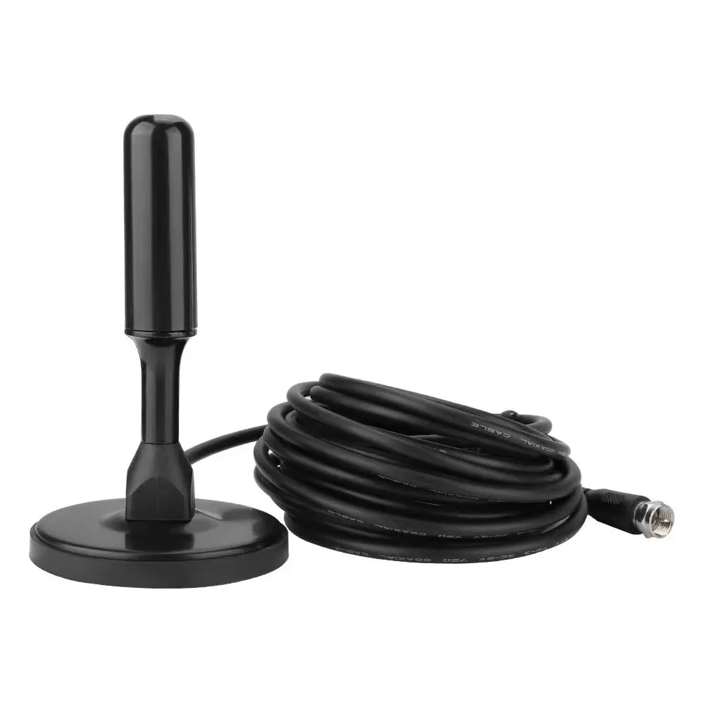 Antena Digital Com Fio 5M E Base Magnetica