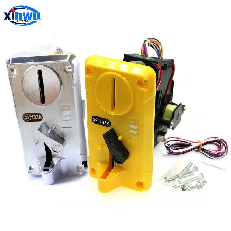 Jy133a Comparable Smart Cpu Coin Acceptor Token Selector Mechanism Crane Vending Pinball Arcade Game Machine Swing Kiddie Rides