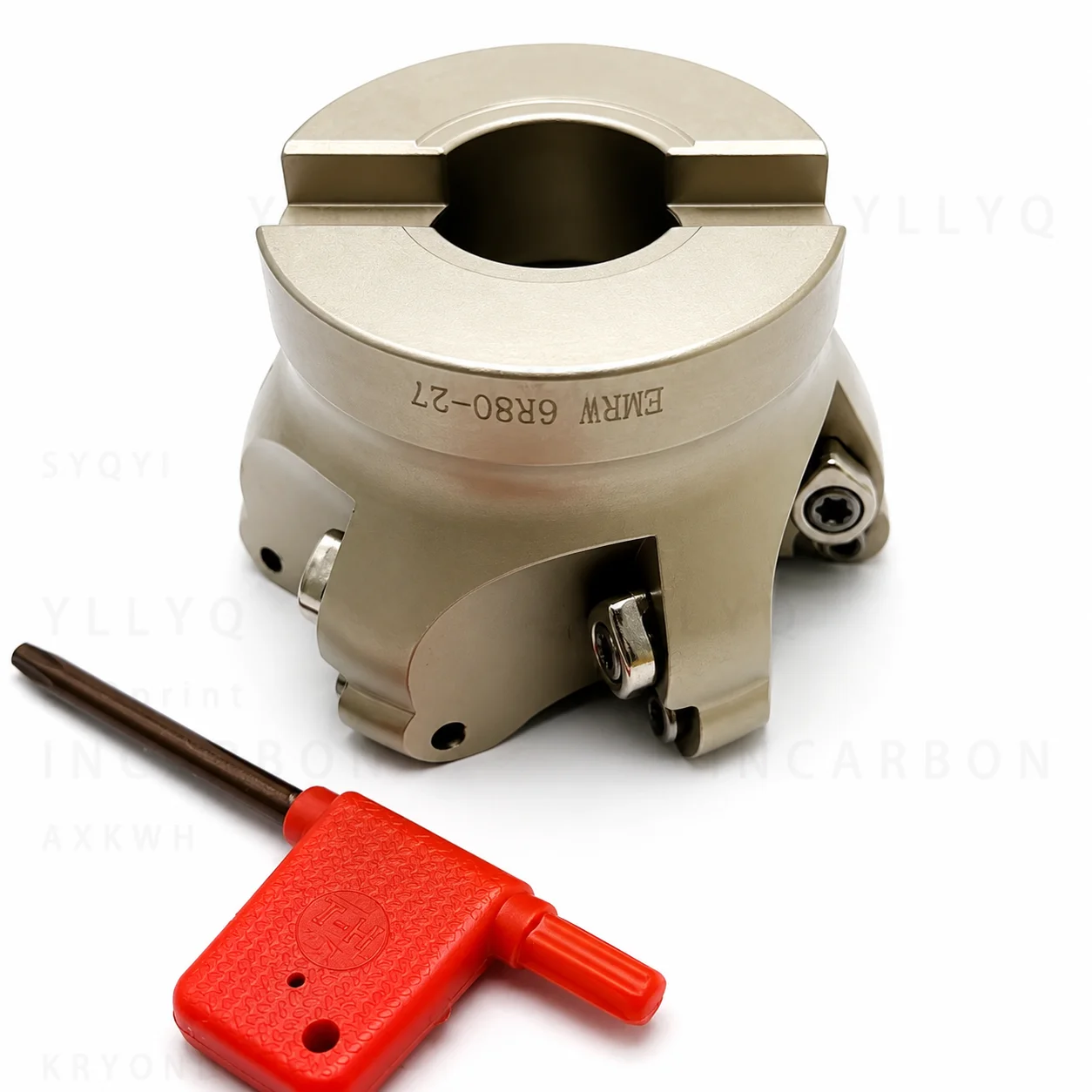EMR6R50-22-4T EMR6R63-22-4T EMRW6R80-27-6T Milling Cutter Head For RPMT1204 Carbide Inserts CNC Face Milling Tool Seat - view 5
