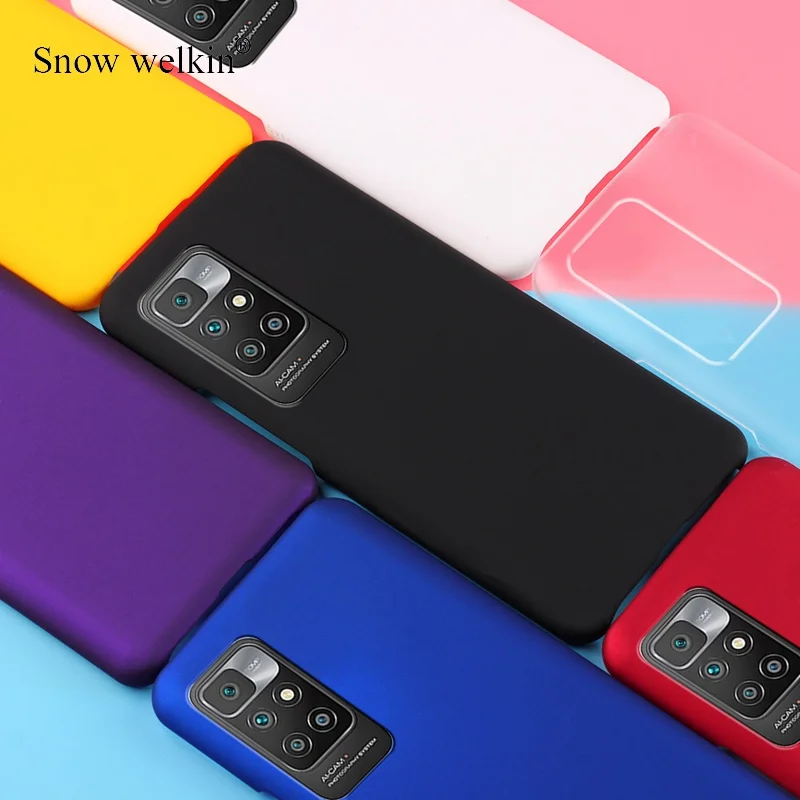 For Xiaomi Redmi 10 Prime 10X Pro 4G 5G Luxury Rubberized Matte Hard Plastic Case Cover For Xiaomi Redmi 10 Back Phone Cases