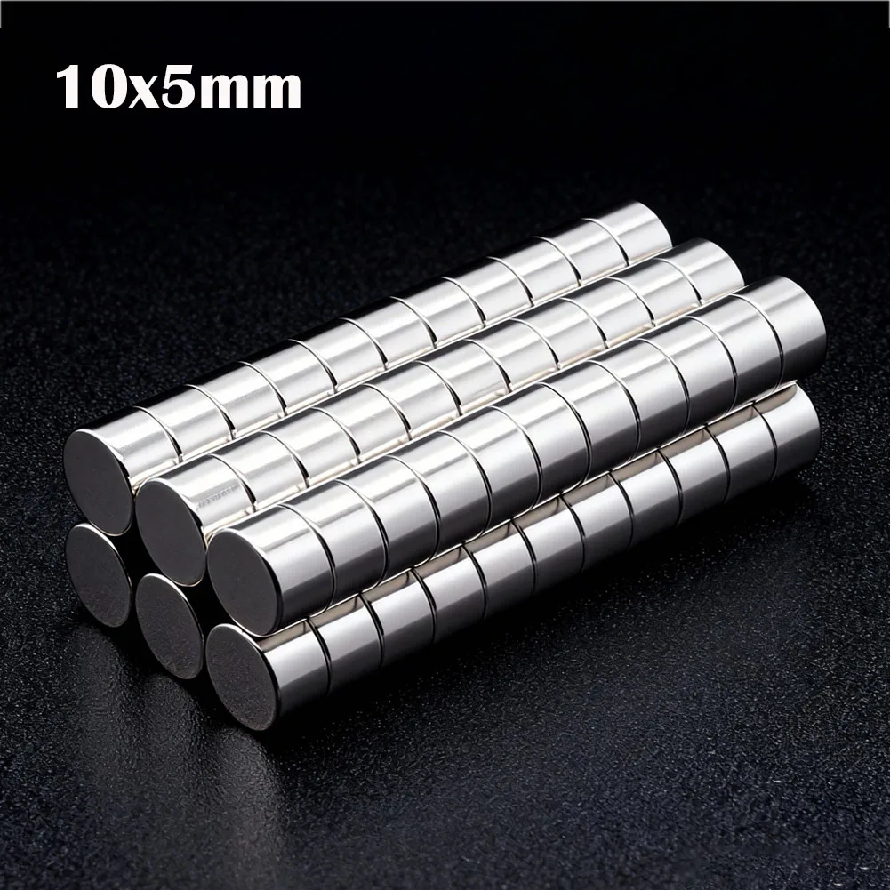 

10-200Pcs 10x5mm Super Powerful Round Magnet Neodymium Magnets N35 NdfeB Strong Magnet Permanent Magnetic Imanes Magnetic Sheet