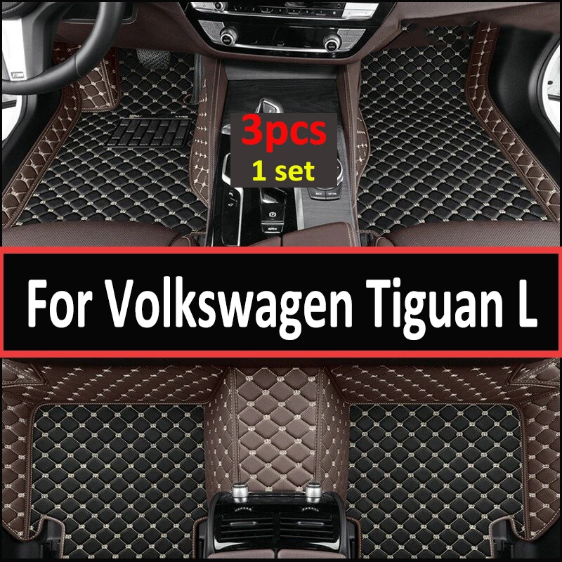 

Car Floor Mats For VW Volkswagen Tiguan L 2017 2018 2019 2020 2021 2022 Custom Auto Foot Pads Carpet Cover Interior Accessories