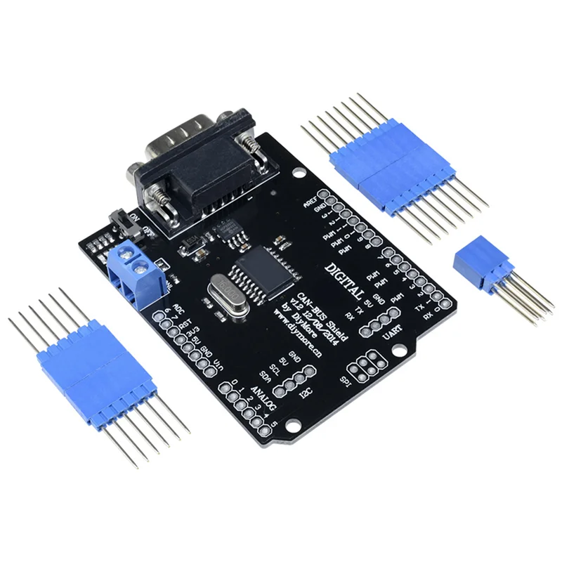 MCP2515 Can Bus Shield Board SPI Interface Connector Expansion Controller Module DC 5V-12V for Arduino Seeeduino—L47A