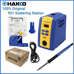 Original HAKKO FX-951 Soldering Station 220V Electric Digital Display T12 Welding Tips Soldering Iron For Repair PCB SMD Tool