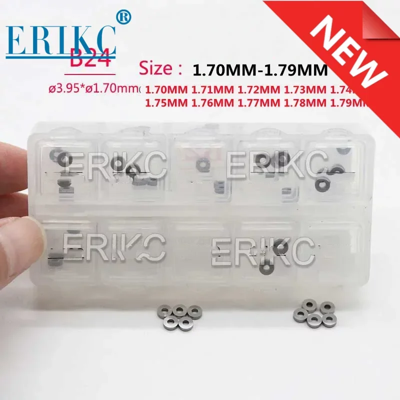 

B24 SIZE1.70MM-1.79MM Fuel Injection Nozzle Washer Sealing Steel Ring Shims for 1.70 1.71 1.72 1.73 1.74 1.75 1.76 1.77